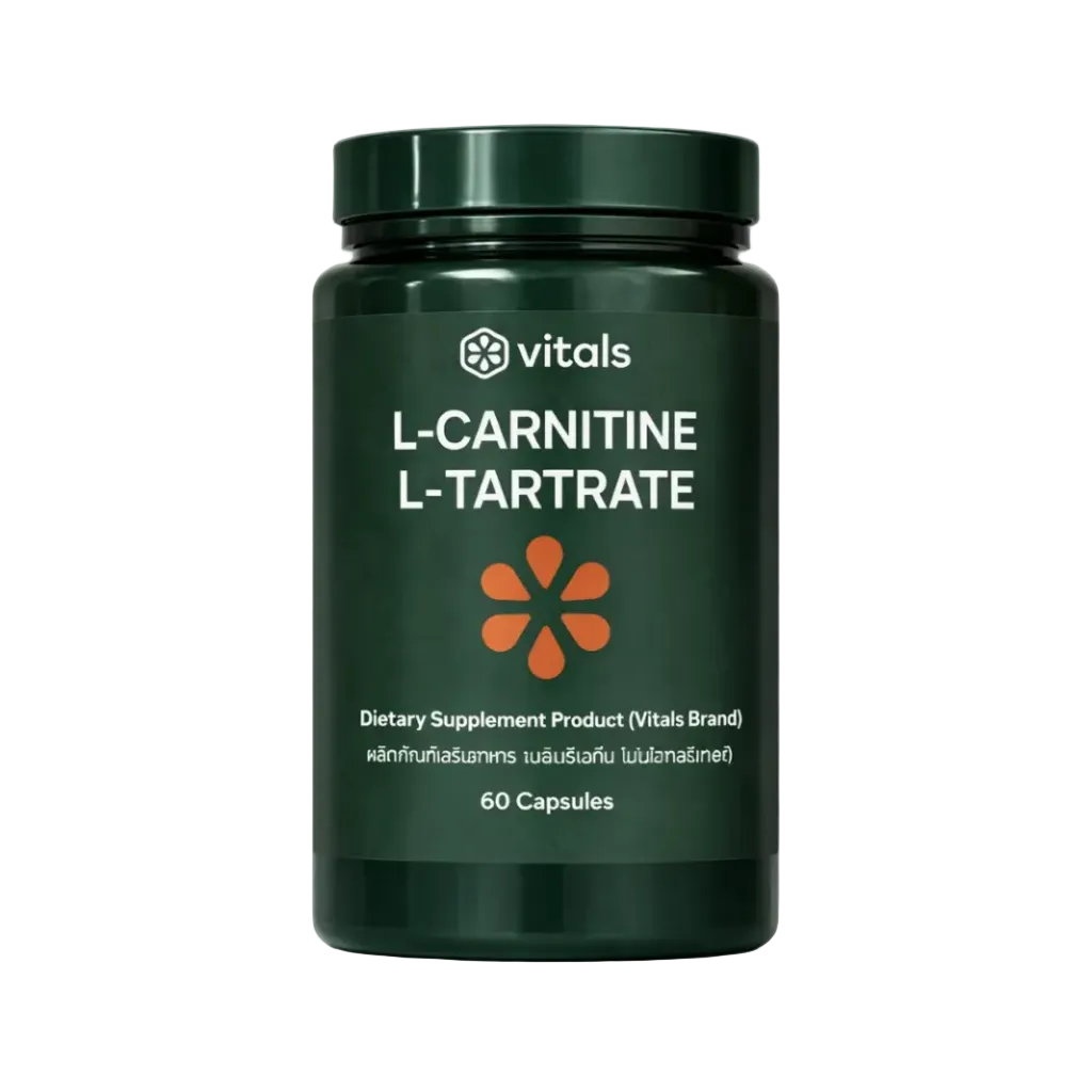 Vitals L-Carnitine L-Tartrate Dietary (60 capsules)